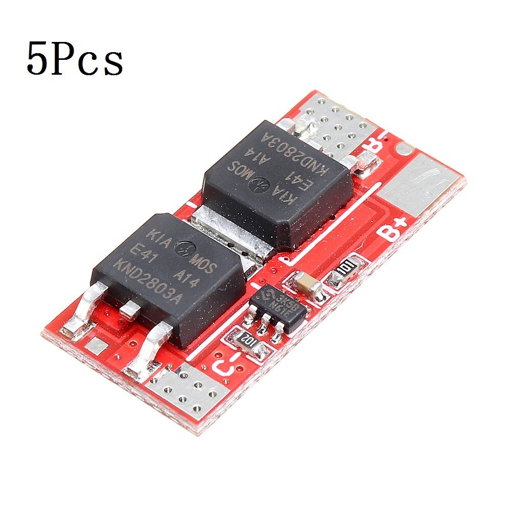 

5Pcs 1S QS-B401ANL-20A High Current Ternary Polymer Lithium Battery Protection Board 10A 20A