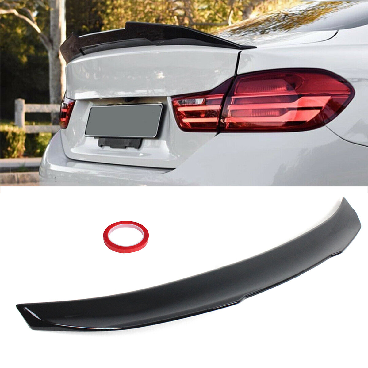 

PSM Style Highkick Rear Trunk Spoiler Boot Lip Wing For BMW F30 F80 M3 2012-2018