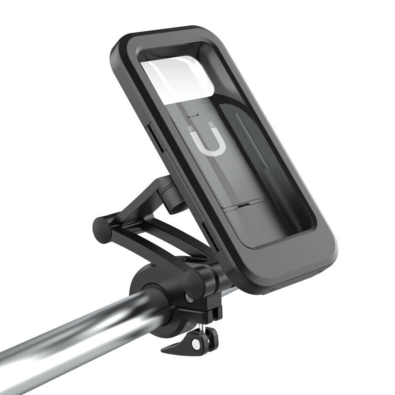 Waterproof Bag Bracket Mobile Phone Holder Rearview Mirror Adapter for Bicycle Motorcycle