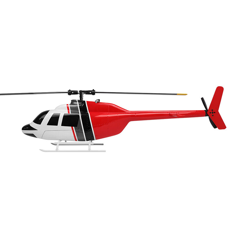 FLY WING Bell 206 V2 Klasse 470 6CH Borstelloze Motor GPS Vast Punt Hoogte Hold Schaal RC Helikopter