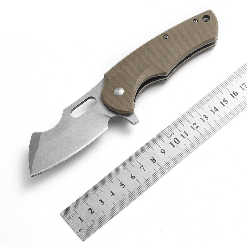 

VOLKEN VK-5950 Folding Mini EDC Pocket Knife Survival Tactical Knife Combat Camping Knife Multi tool with Back Clip