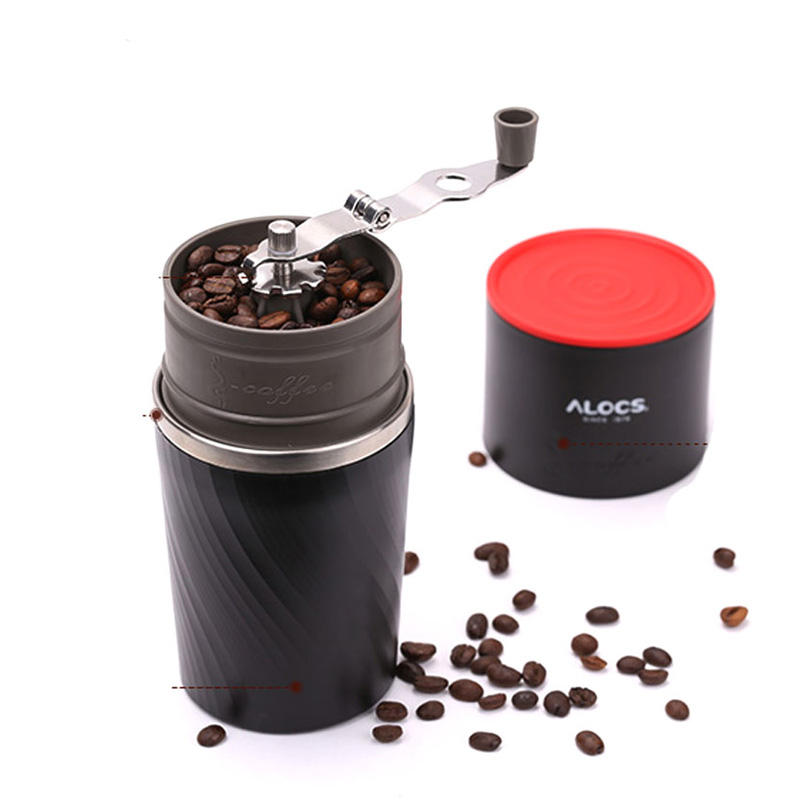 Alocs cwk16 4 in 1 camping travel coffee cup grinding