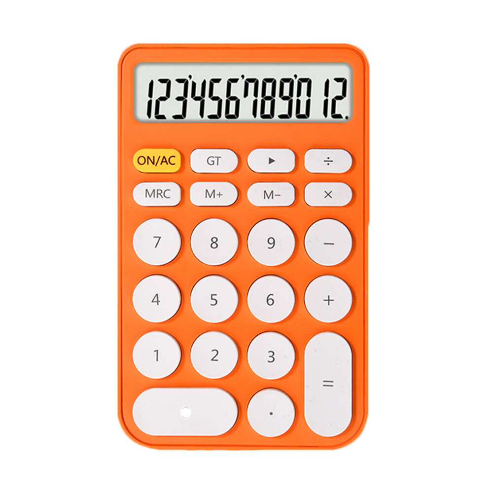 12 Digit Calculator Large Screen Ultra Thin Financial Office Accounting Calculator Portable Statione