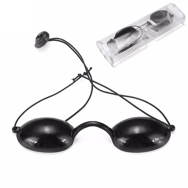 Laserlicht Beschermende Ooglap Veiligheidsglazen Goggles IPL Beauty Clinic Patient Black