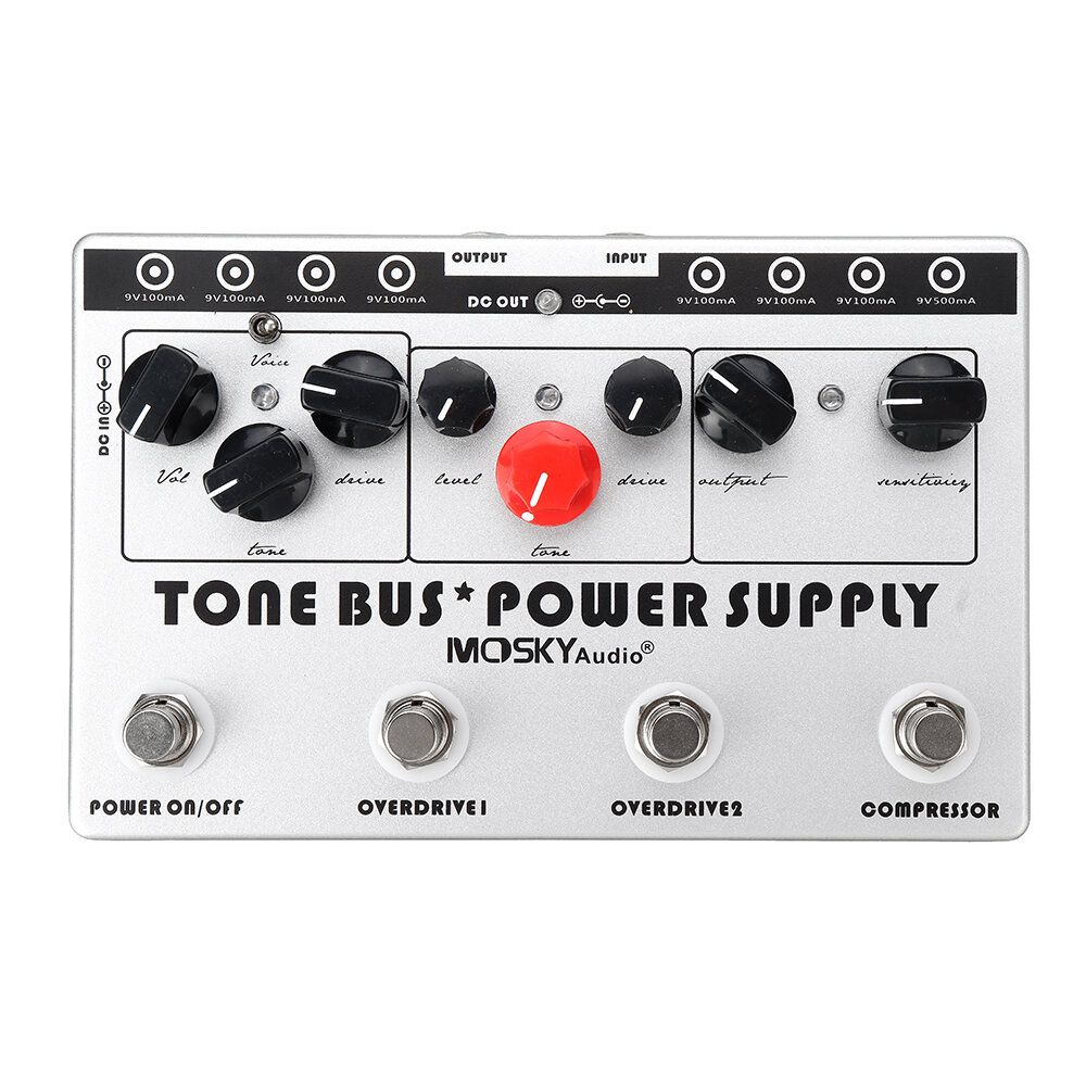 Mosky TONE BUS+POWER SUPPLY Electric Guitar Effector Combination Effector Guitarra Accessories Stringed Musical Instrume