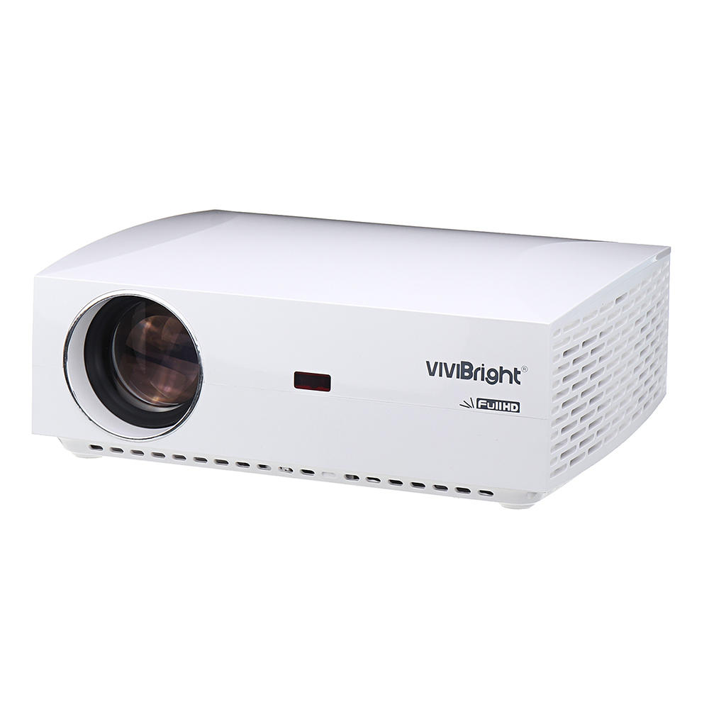 

VIVIBRIGHT F30 LCD Projector 4200 Lumens Full HD 1920 x 1080P Support 3D Home Theater Video Projector-White