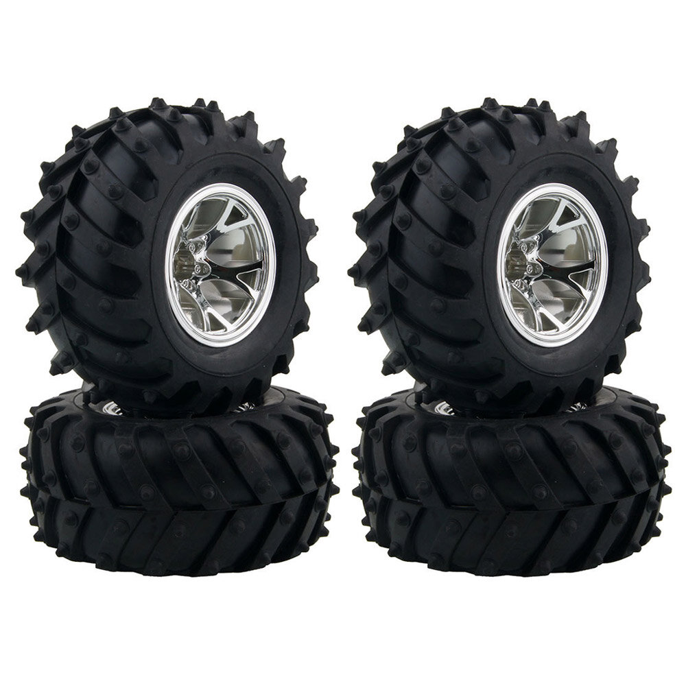 

4Pcs/Per Austar Wheel Tires Plastic Wheel Rims for 1/10 RC Crawler HSP HPI Car Parts