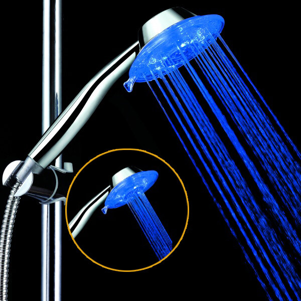 

Hotel Home Bathroom Shower Faucet Sprayer LED Lighting Hydropower Light Color Changing