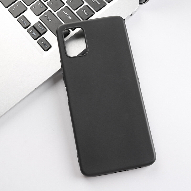 Bakeey voor UMIDIGI A11 Pro Max Case Zwart/transparant Niet-geel Soft TPU Protective Case Achterkant