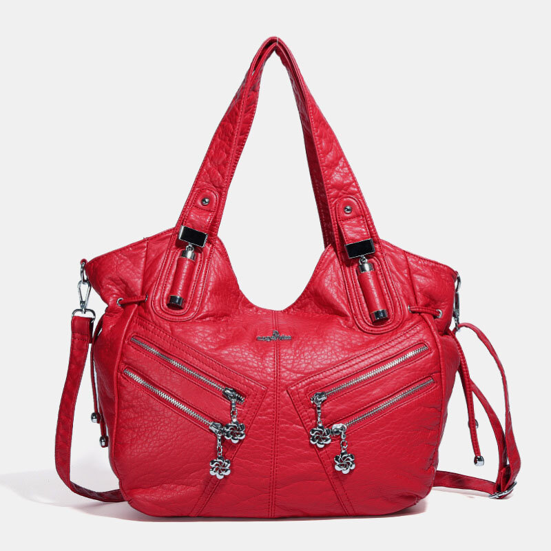 

Angel Kiss Women PU Leather Multi-carry Convertible Waterproof Crossbody Bag Shoulder Bag Handbag Tote