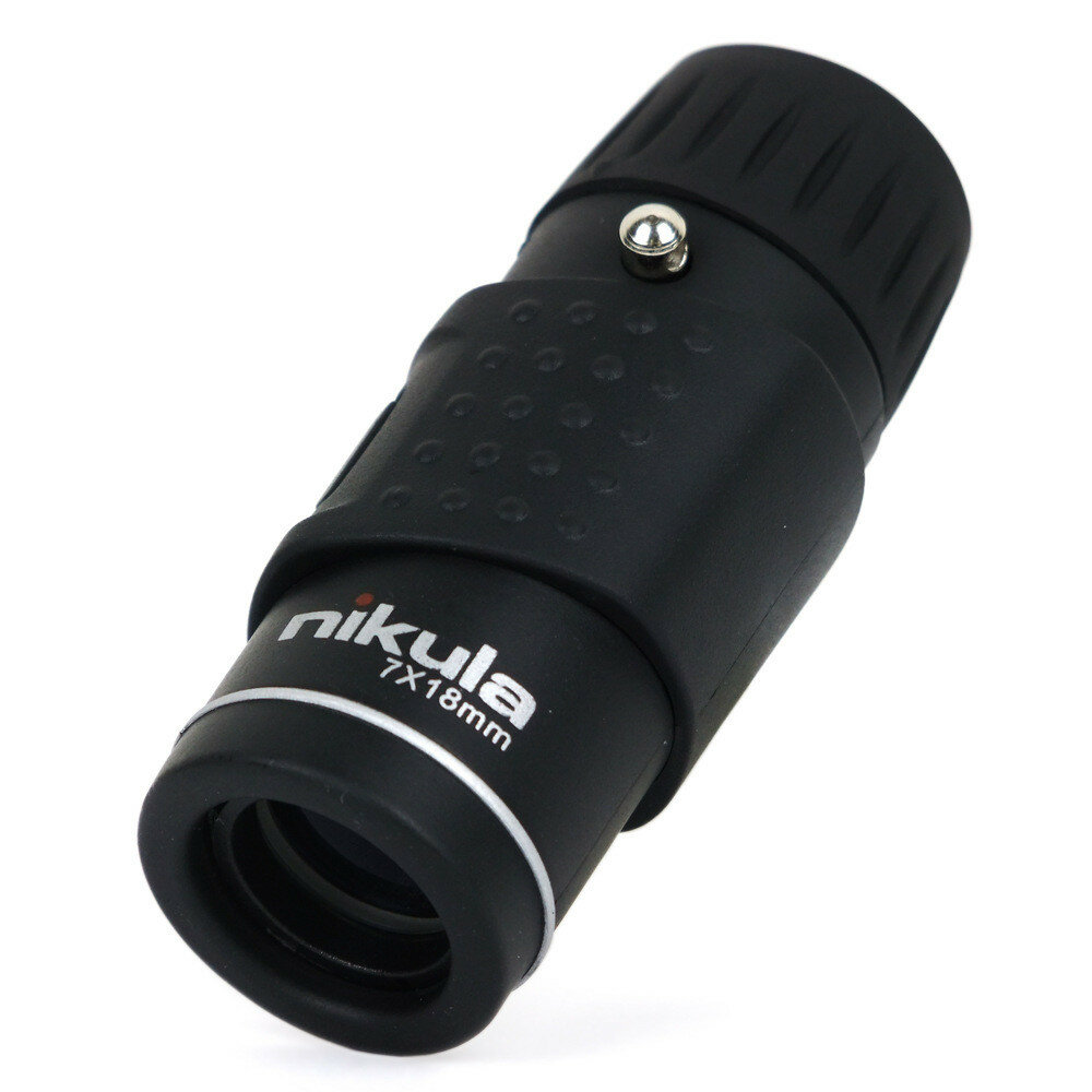 Nikula 7x18 Télescope Monoculaire Portable HD Mini Monoculaire Vision Nocturne pour le Camping en Plein Air, les Voyages, la Chasse
