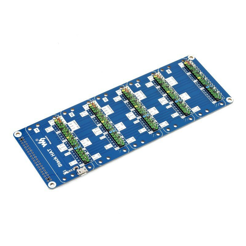 

C0748 Raspberry Pi GPIO Expansion Board 40Pin One-to-five Interface Expansion Board Support USB External Power Supply Mo