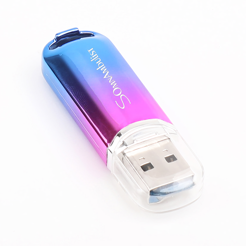 USB3.0 256G VK Gradient Illuminated USB Flash Drive 32G 64G 128G Memory Disk Flash Disk Plastic Port