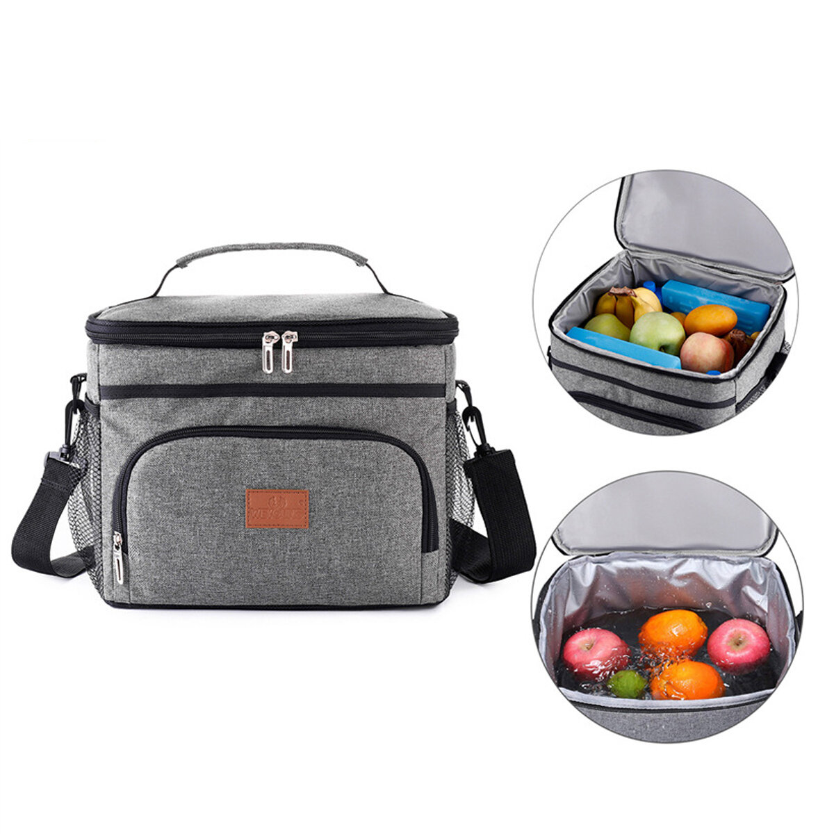 5L Izolowana torba piknikowa z termicznym pojemnikiem na jedzenie, torba na lunch na zewnątrz, na wyjazdy kempingowe