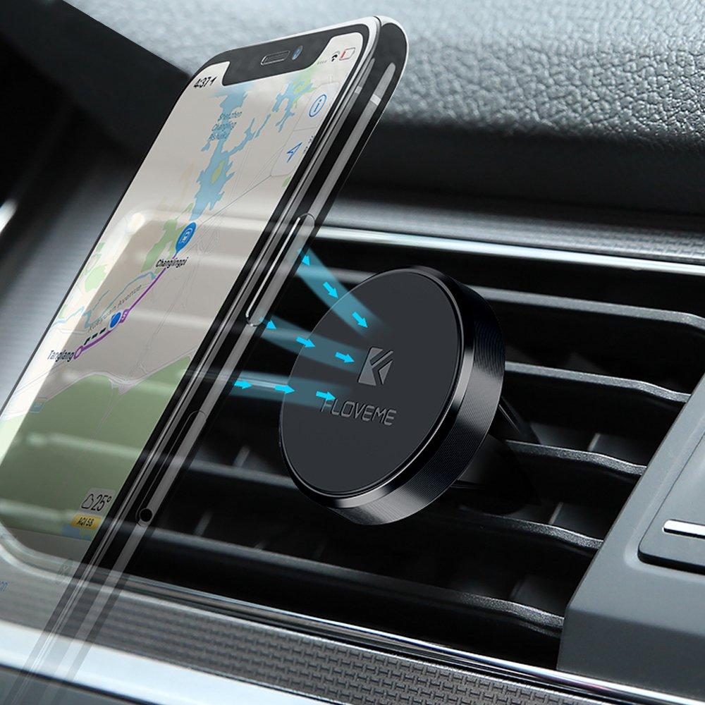 Floveme Powerful Magnetic Car Air Vent Holder Mount for iPhone Huawei Mobile Phone