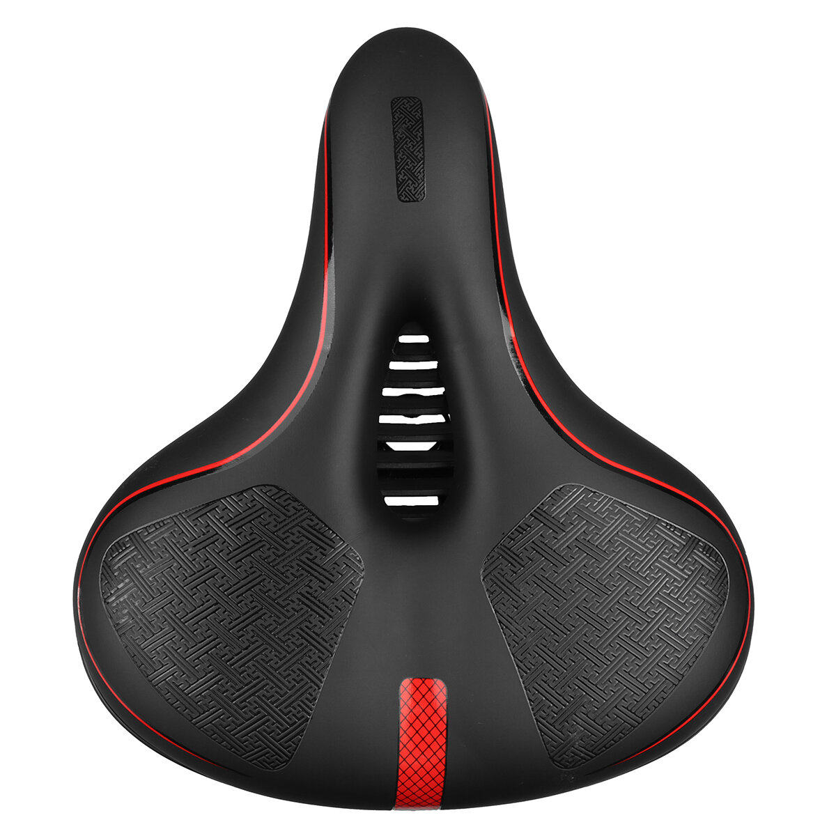 Reflective Shock Absorbing Bike Saddle MTB Bicycle Seat Breathable Comfort Soft Mountain Road Bicycl