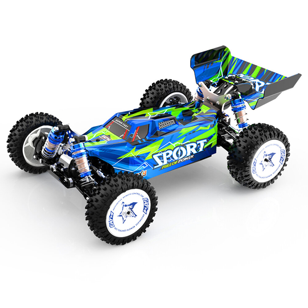 Eachine EAT14 RTR 1／14 2.4G 4WD 75km／h Brushless RC Car Vehicles Metal Chassis Full Proportional Model Toys － Blue