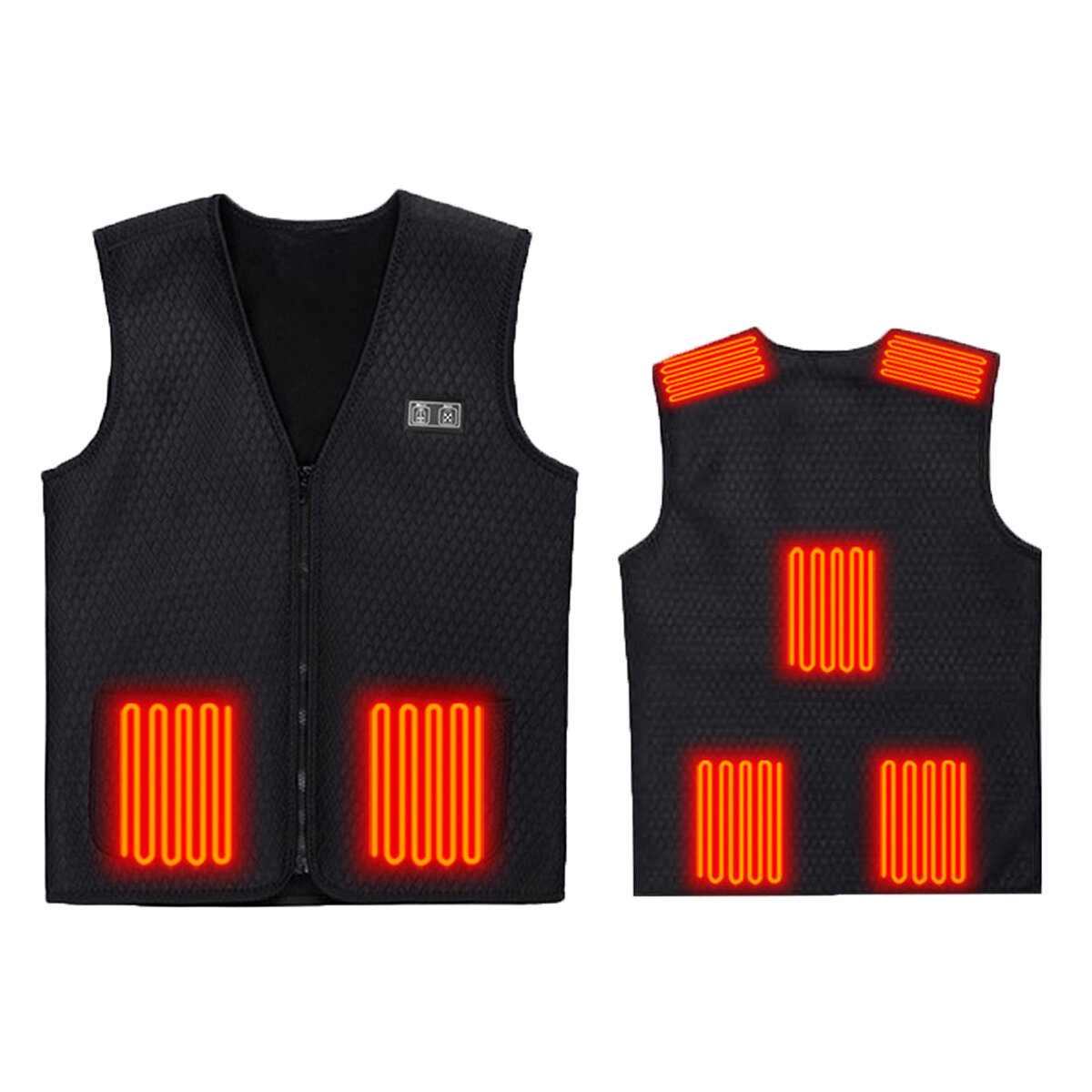 

Smart Electric Heated Vest Winter For Men And Women 7-areas Intelligent Heating