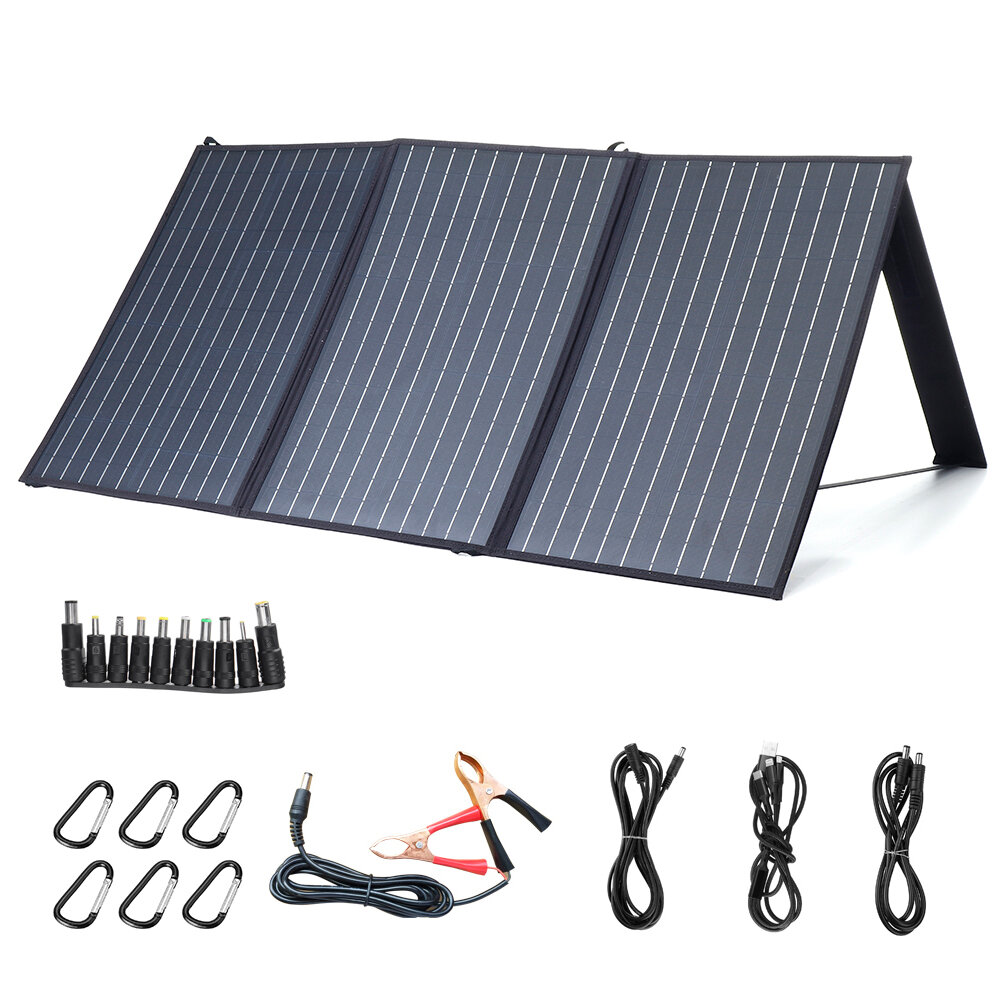 XMUND XD-SP2 100W 18V Solar Panel 3-USB+DC PD Fast Charging Outdoor Waterproof Solar Charger For Camping Travelling Car RV Charger