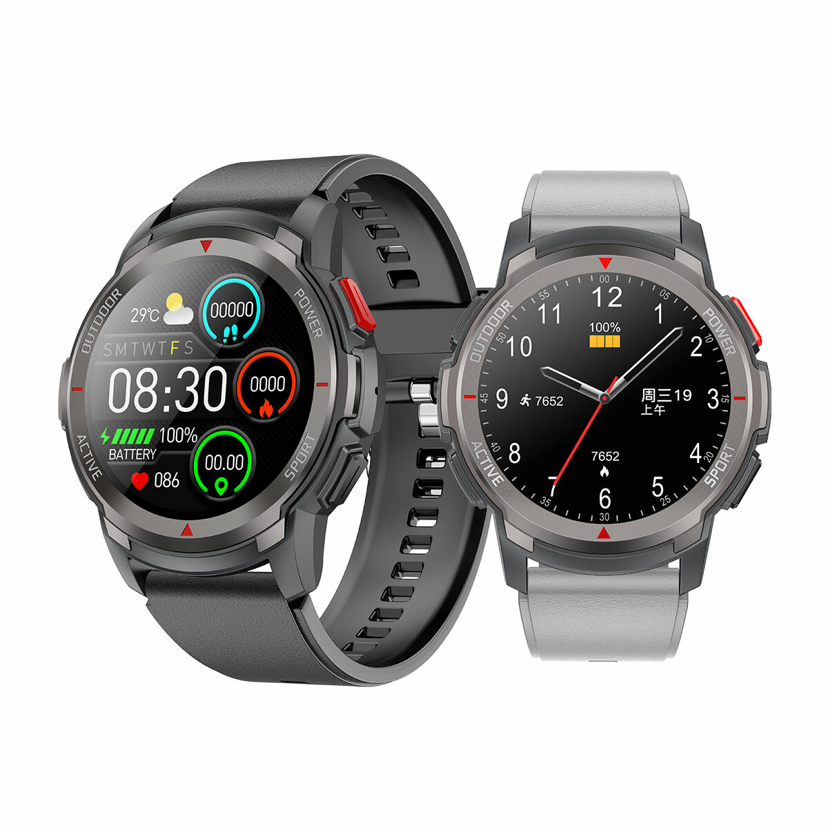 

SENBONO MAX10 360*360 Full Touch Screen bluetooth Calling Heart Rate Blood Pressure SpO2 Monitor Offline Payment Multi-s