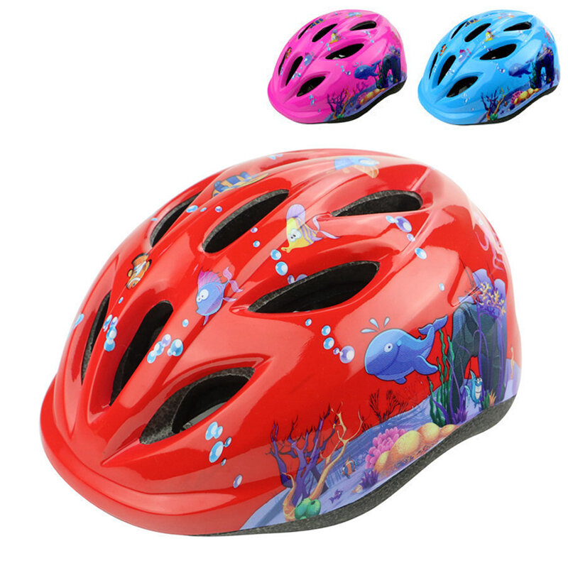Adjustable Toddler Kids Bicycle Cycling Helmet Skating Helmet MTB Bike Mountain Road Cycling Safety Cap Outdoor Sports F