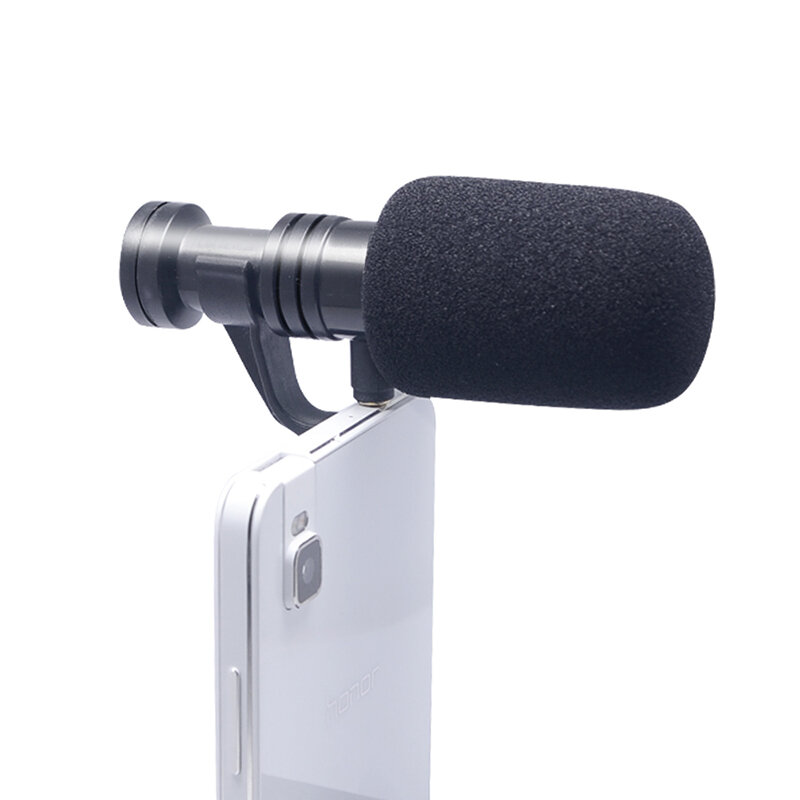 

Mcoplus VM-P01 Phone Video Microphone Mic for Recording Mobile Interview Vlog for Smartphone with 3.5mm Headphone Jack