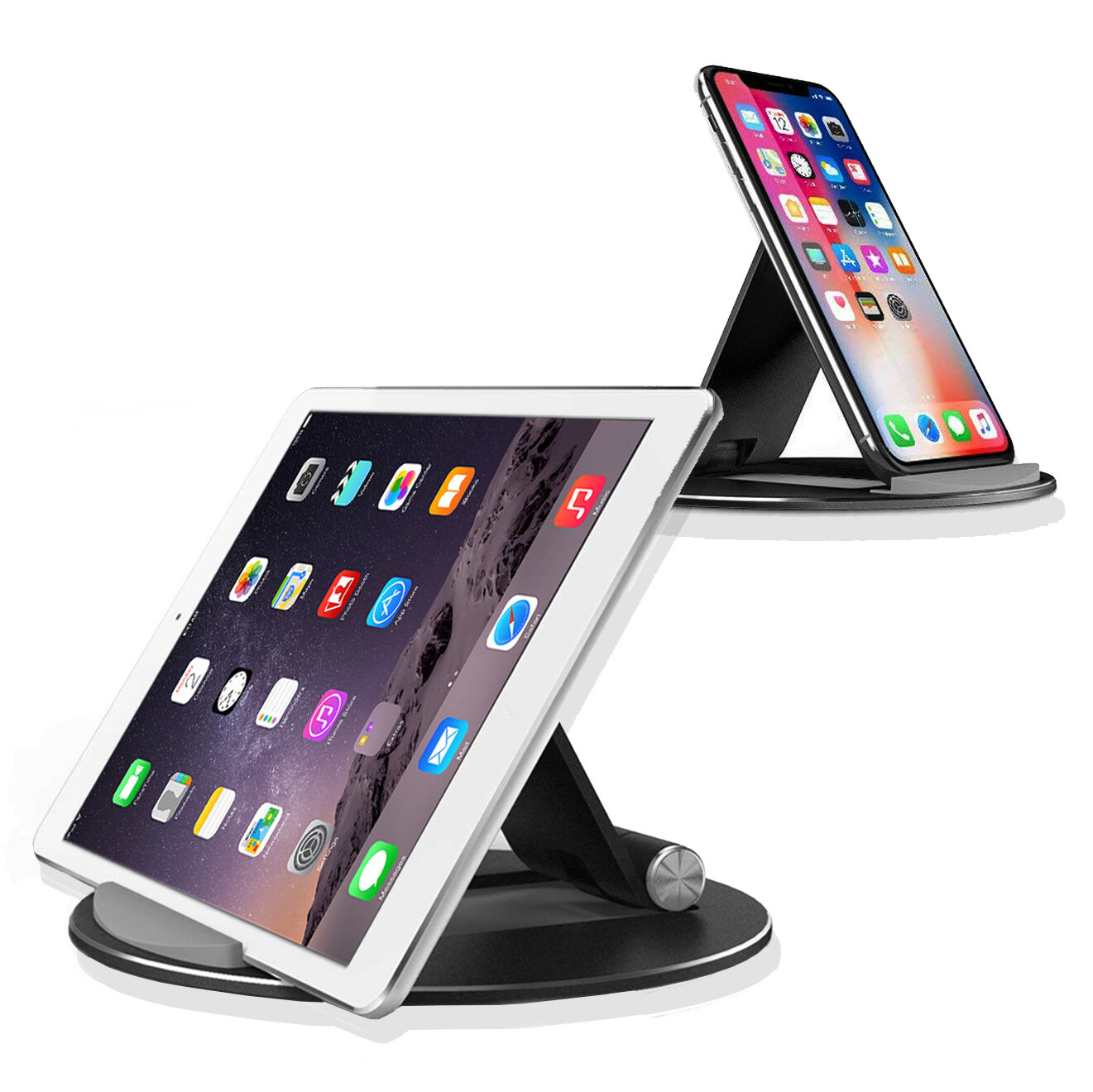 Bakeey Aluminum Alloy Tablet / Phone Holder Portable Foldable Online Learning Live Streaming Desktop