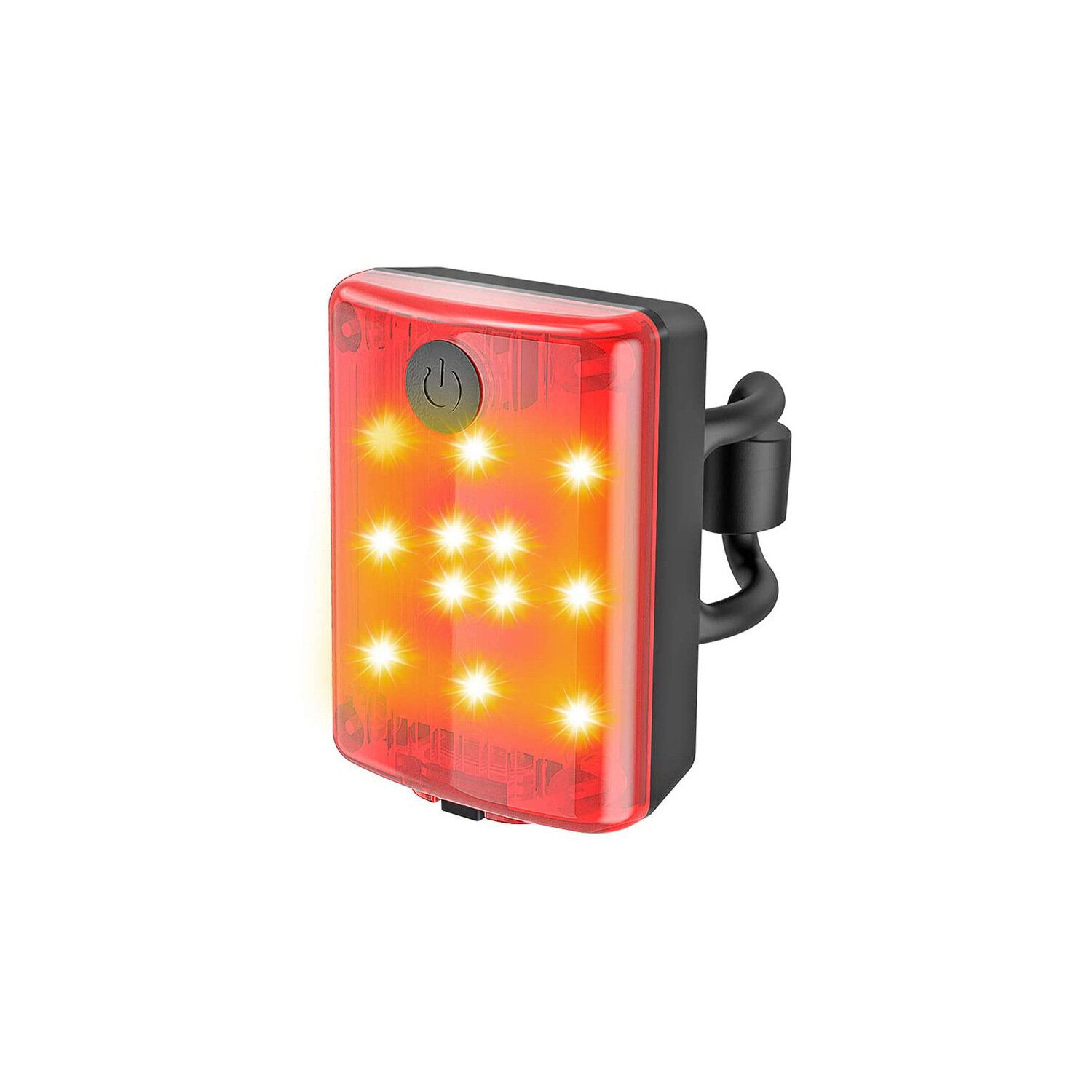 XANES® 650mAh 4Modes Bike Taillight USB Recharging IPX4 Waterproof Brightness Portable Safety Warning Rear Light MTB Bic