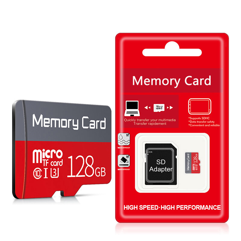 

Microdrive 128GB TF Memory Card Class 10 High Speed Micro SD Card Flash Card Smart Card for Driving Recorder Phone Camer