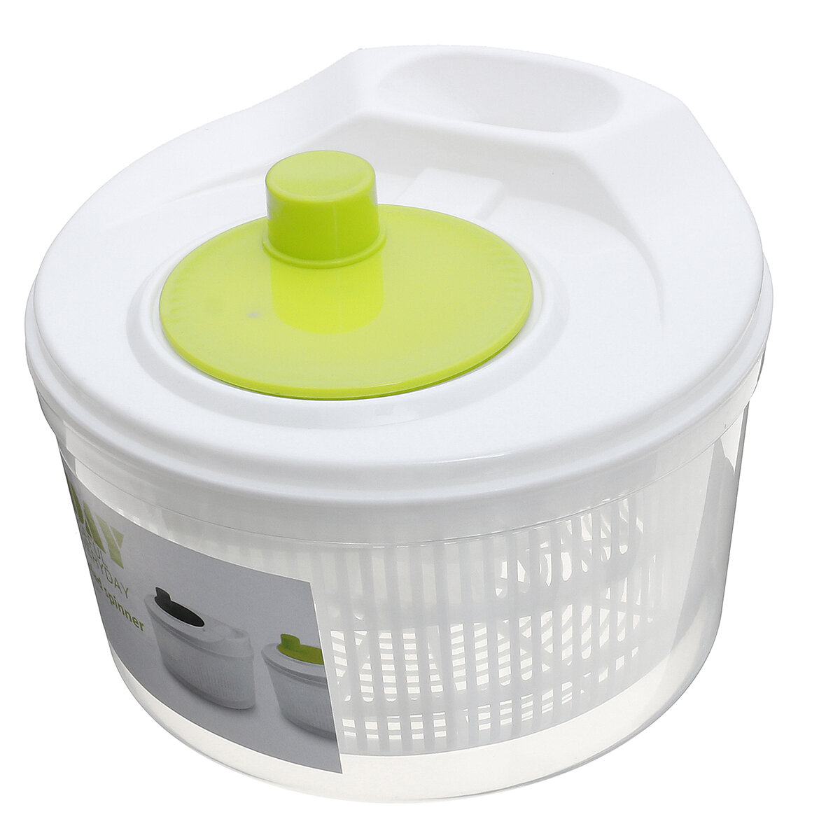 Portable Vegetable Spin Dryer Dehydrator Household Drainer Salad Spinner for Kitchen Drying Tool