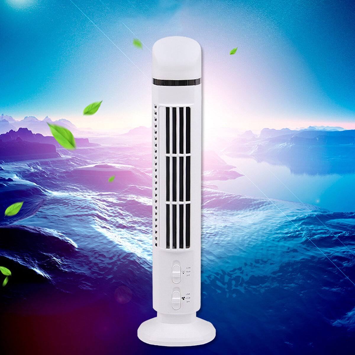 

Bakeey Mini Desktop Vertical Bladeless Fan USB Portable Air Cooler Fan Personal Air Cooling Fans Handheld Tower Air Cond