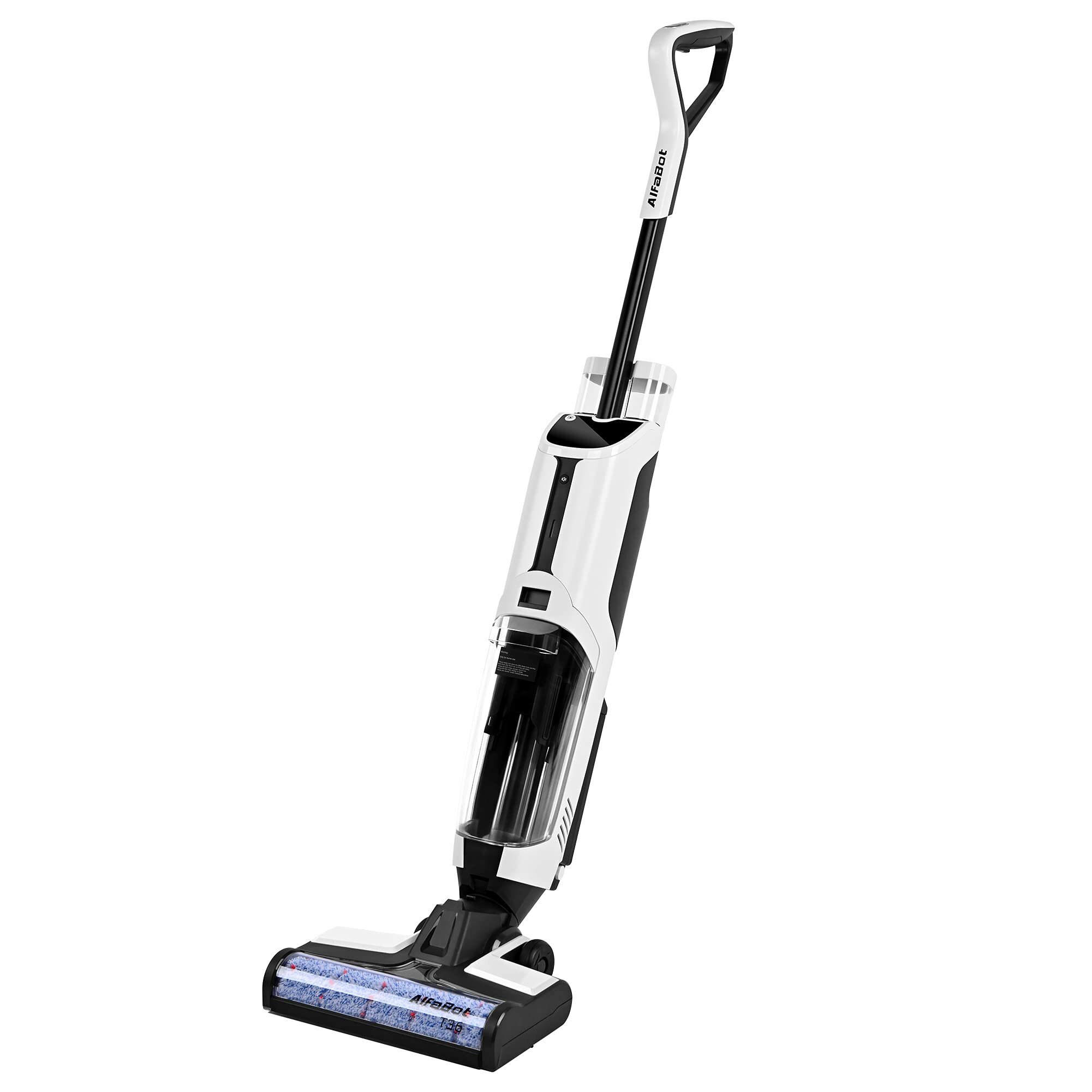 AlfaBot T36 Cordless Floor Wet Dry Vacuum Cleaner Electric Floor Mop for Hardwoo 