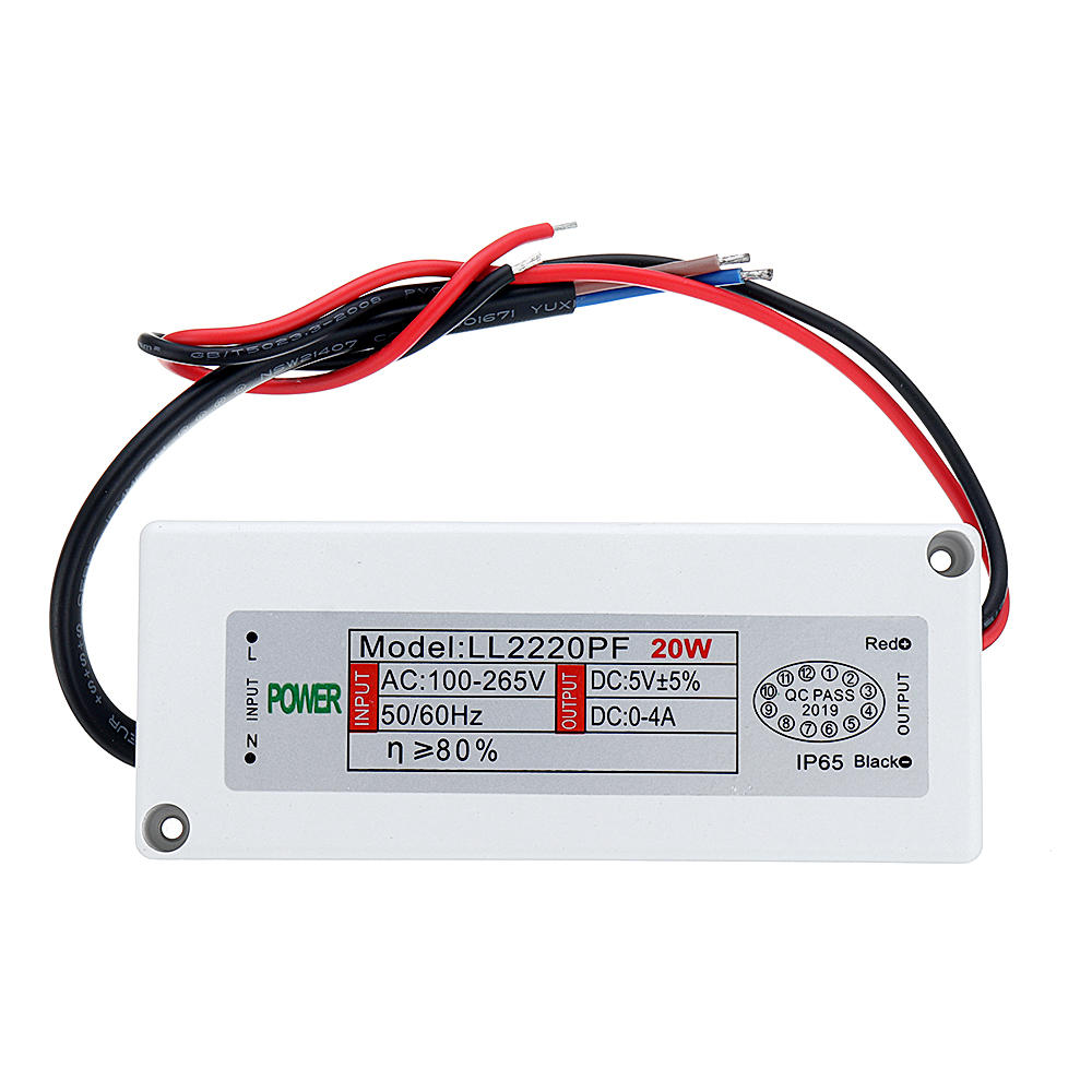 AC100-265V To DC5V 4A 20W Non-Waterproof Constant Current Power Supply LED Driver