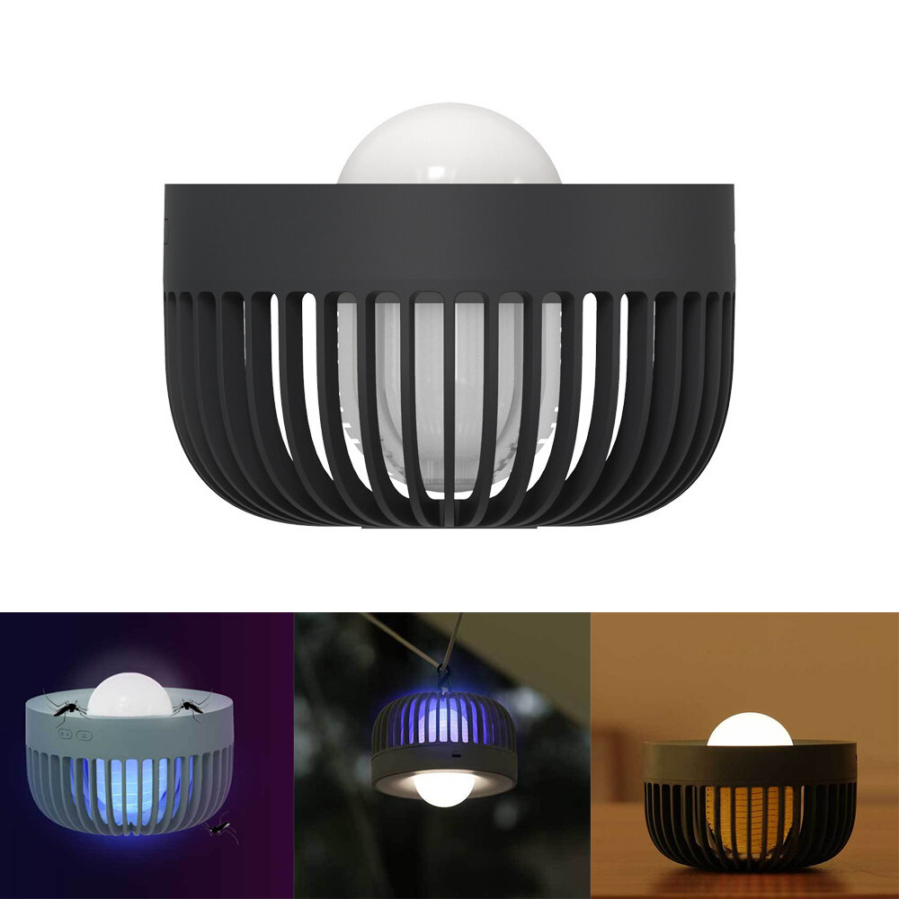 Solove 3 In 1 Electric Mosquito Killer Lamp 3 Modes Night Light USB Type-C Charging Waterproof Insect Repellent Bug Zapper Outdoor Camping Travel from 