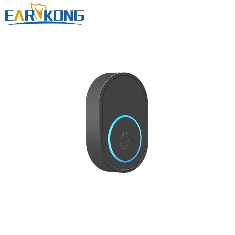 

Earykong Ding Dong Receiver Indoor Wireless Doorbell Visual Doorbell Intelligent Doorbell Black