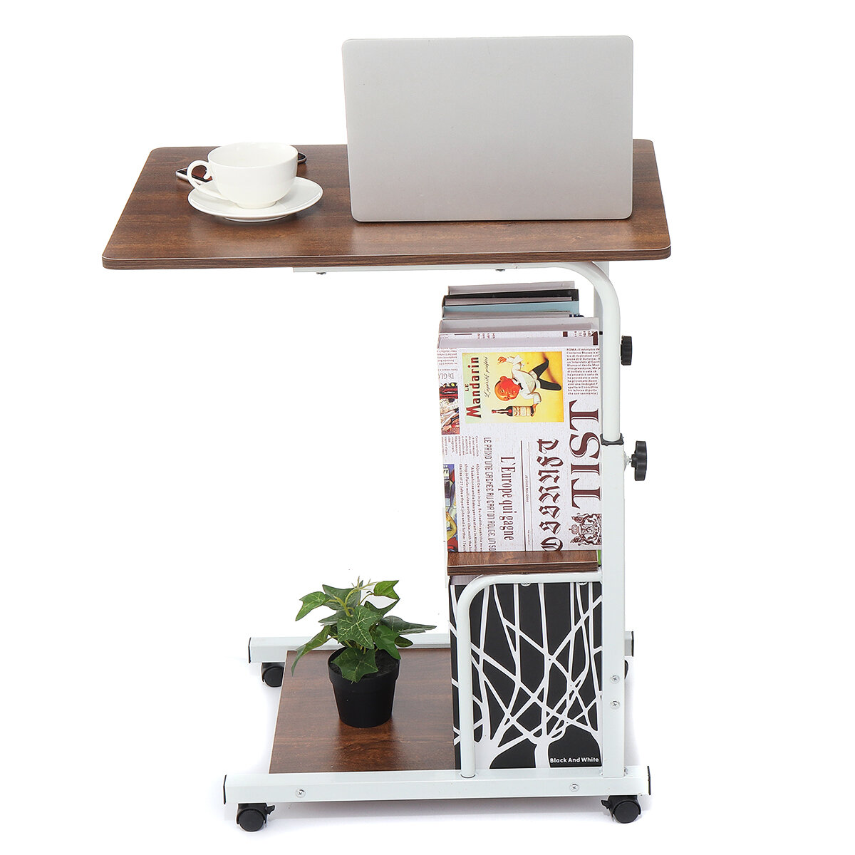 

60x40cm Large Size Desktop Computer HeightAdjustable Laptop Rotate Bed Table Sofa Lifted Standing Desk