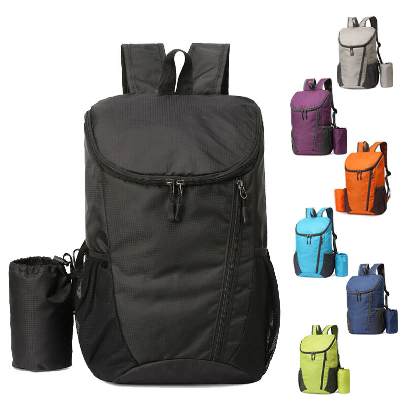 15L Lightweight Foldable Backpack Waterproof Large Capacity Ultralight Outdoor Backpack Travel Men Women Sports Backpacks