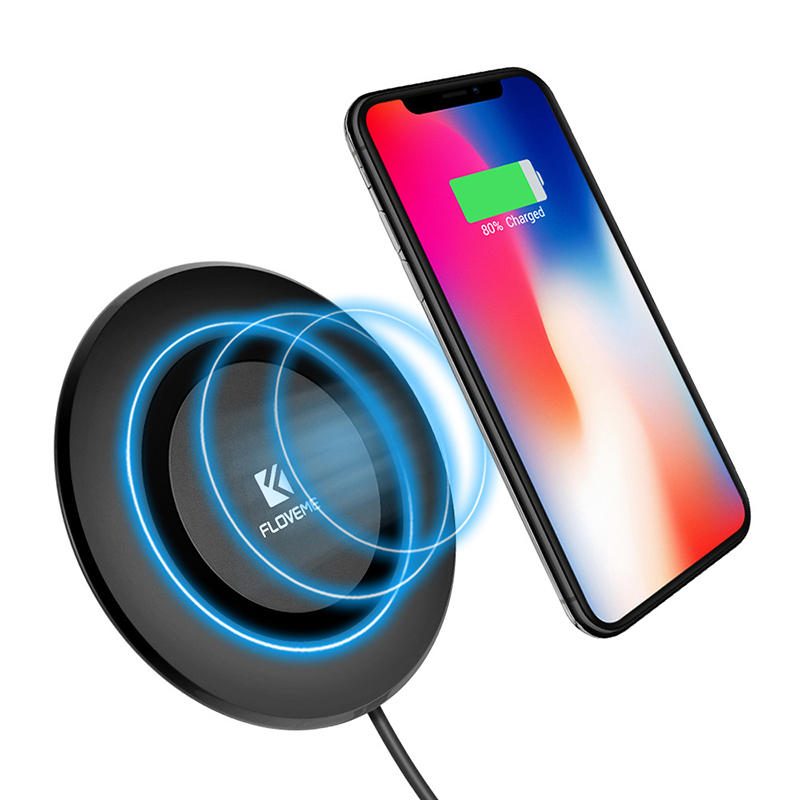 

Floveme 5W intelligent Qi Wireless Charger Charging Charger For iphone X 8/8Plus Sasmung S8