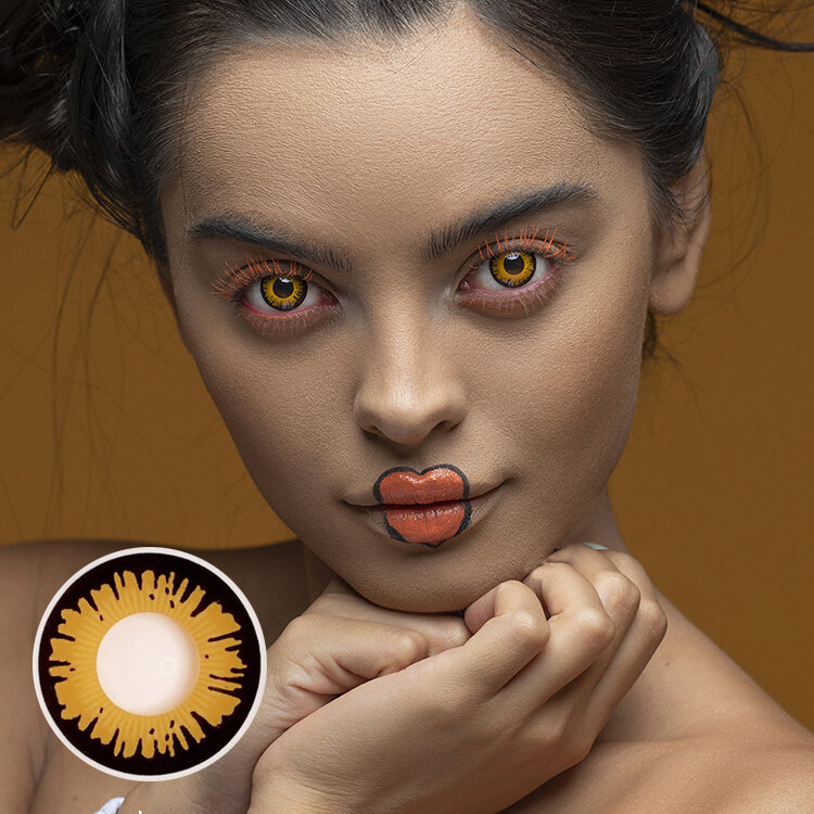 

Mislens MSM2 2Pcs Sun Moon WILIGHT BELLA Non-prescription Yearly Colored Contact Lenses Eye Beauty