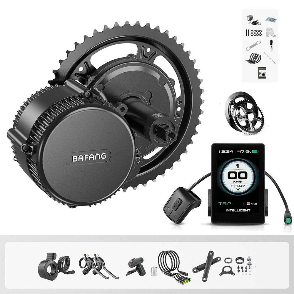 

[EU DIRECT] BAFANG BBS01B 36V 350W Mid-Motor Conversion Kit Electric Bike Kits With Display Screen 44/46/48/52T Chainwhe
