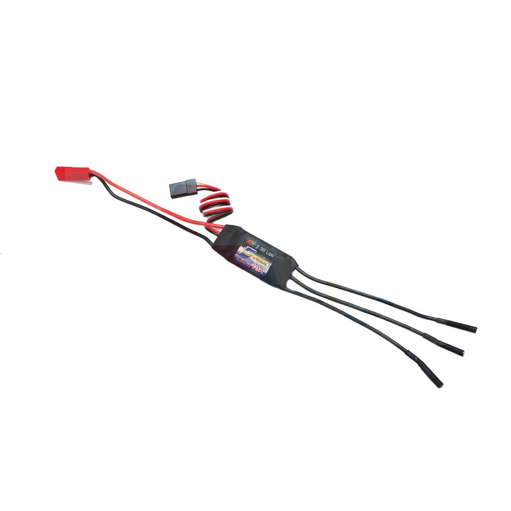 

AEORC E-Power BE003 Motor Speed Controller 10A Brushless ESC 4S 5S with UBEC 2mm Banana Plug JST Connector for RC Airpla