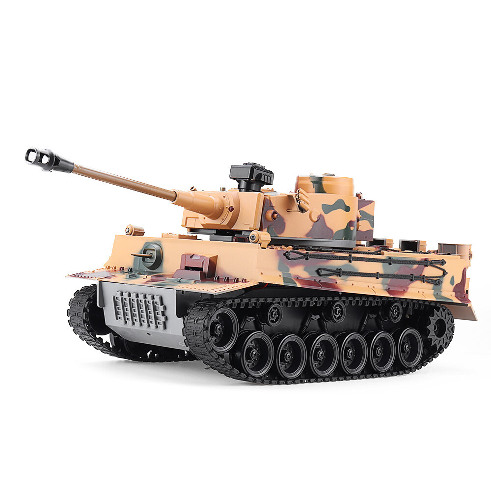نماذج مركبة RBR / C 1/18 2.4G ألمانيا Tiger Battle RC Tank