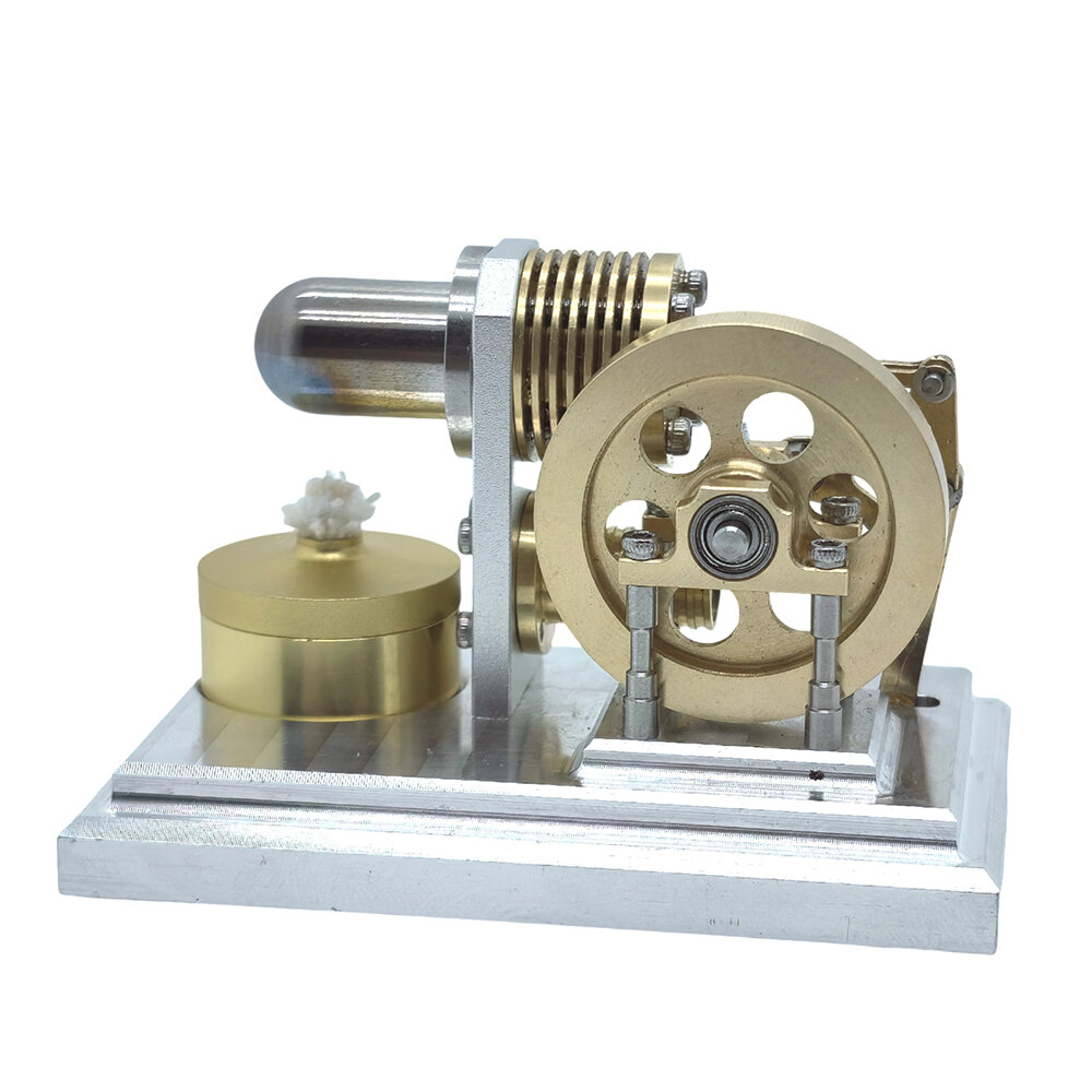 Imagen de Juguete de descubrimiento científico de escala más pequeña del modelo de motor Stirling horizontal mini caliente J06F
