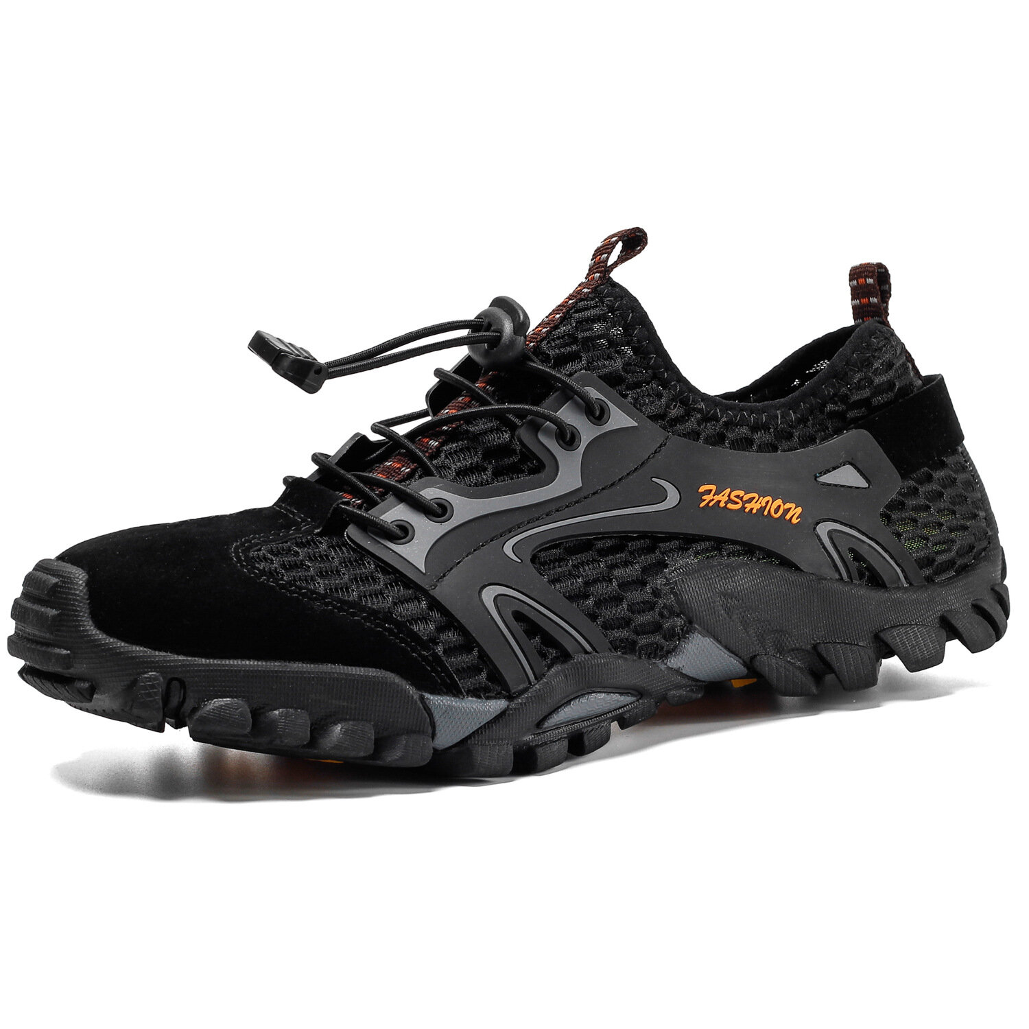 Men's Outdoor Wading Mountaineering With Hollow Mesh Surface Mountaineering Shoes