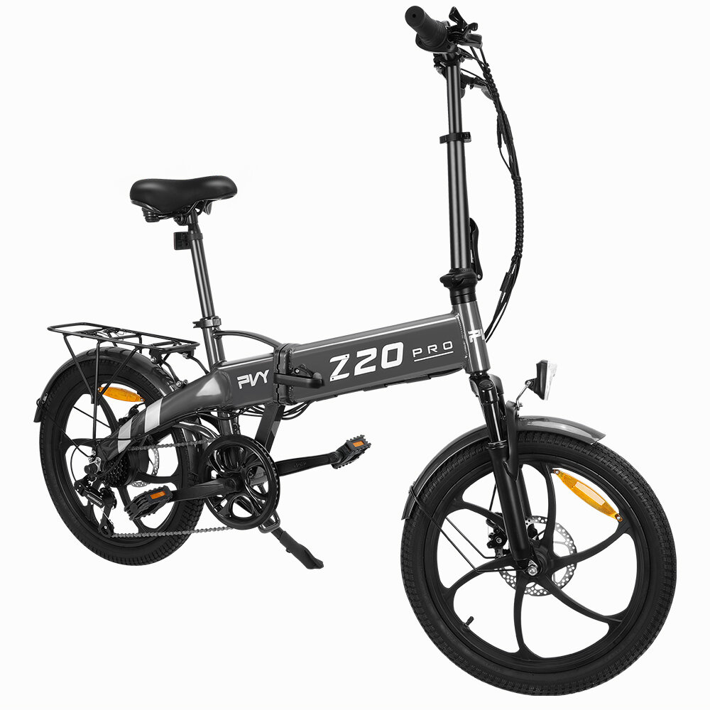 [EU Direct] PVY Z20 PRO 36V 10.4Ah 500W 20inch Folding Electric Bicycle 80KM Mileage 120KG Payload Electric Bike
