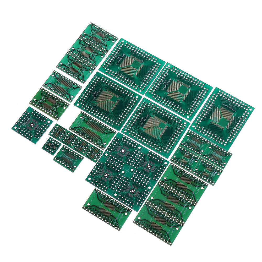 30 stks PCB Board Kit SMD Turn Om DIP Adapter Converter Plaat FQFP 32 44 64 80100 HTQFP QFN48 SOP SS