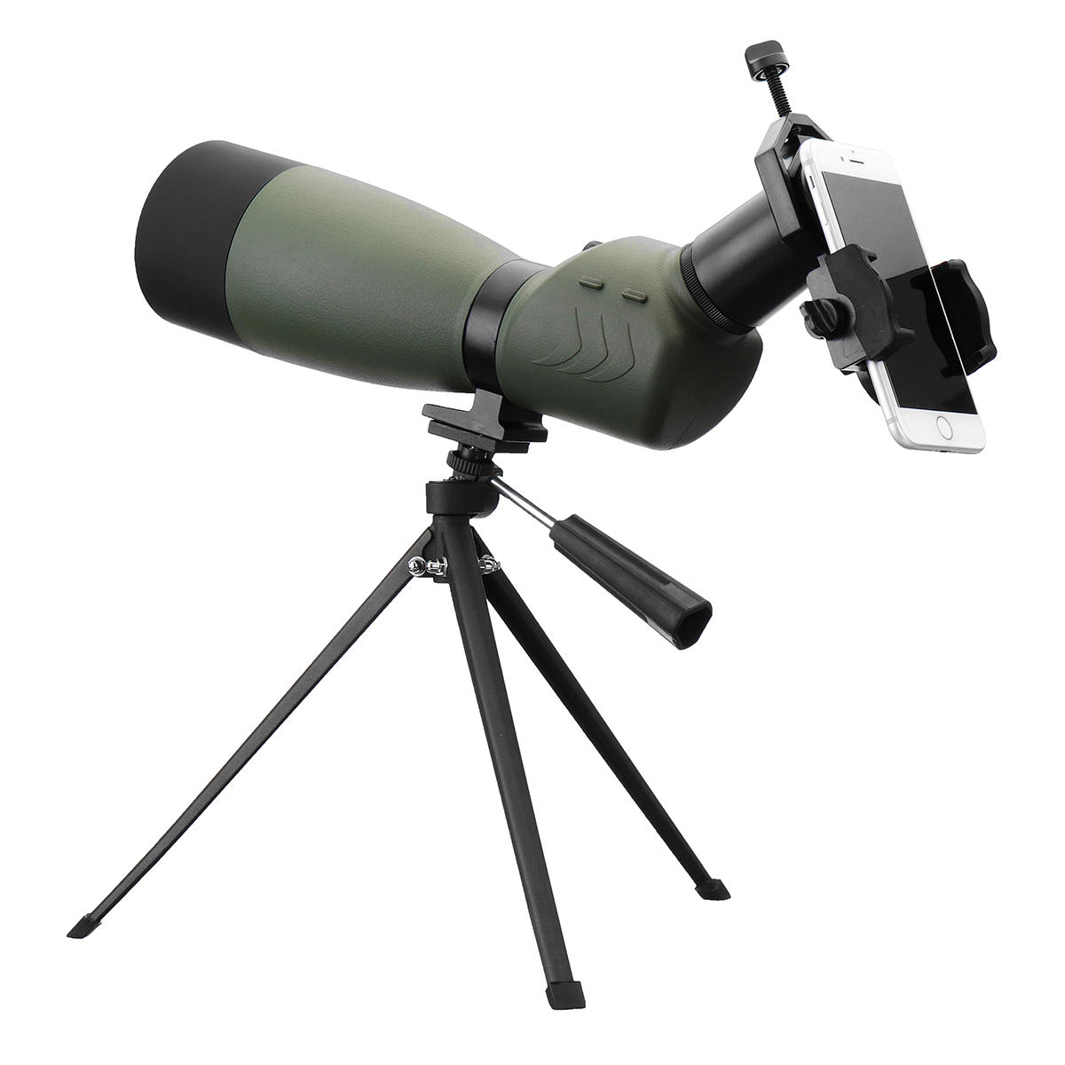 Zoom optyczny 25-75x70 Outdoor Monocular HD Optyczny teleskop do obserwacji ptaków ze statywem do telefonu