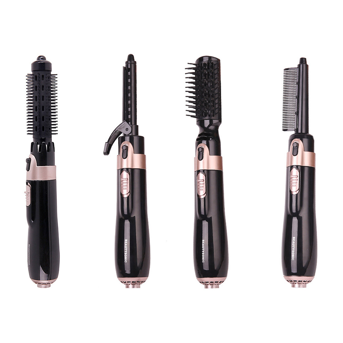 

Multifunction 4 In 1 Hair Dryer Comb Rotating Hair Brush Curler and Straightener for Home Salon Curling Iron Wand Stylin