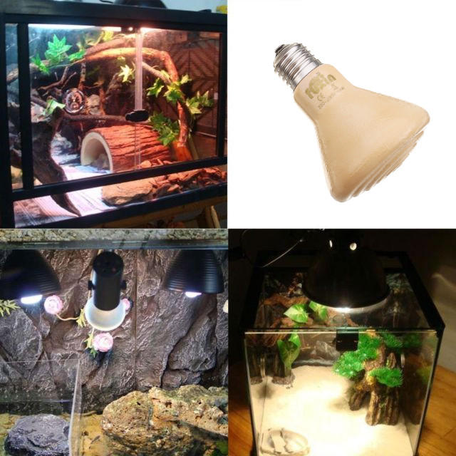 AC220V 7.5CM E27 Yellow Shell Reptile Pet Broth Thickening Ceramic Emitter Heat Light Bulb Lamp
