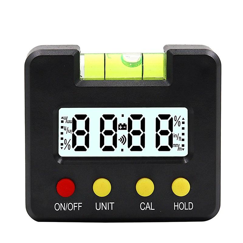 4x90 Degree Mini Digital Inclinometer With Magnetic With Blister Level Gauge 0.1 Degree Resolution